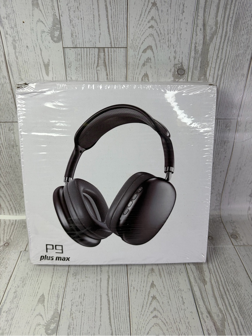 Plus Max Wireless Over-Ear Headphones - Black
